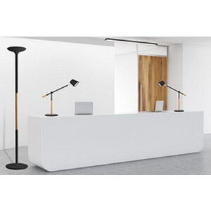 UNiLUX LED-Tischleuchte VICKY, dimmbar, Buche/weiß