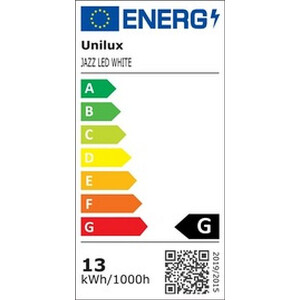 UNiLUX LED-Tischleuchte JAZZ, weiß / metallgrau