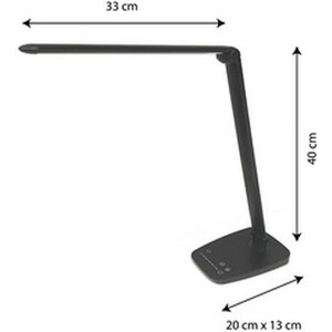 UNiLUX LED-Tischleuchte TWISTLED, schwarz