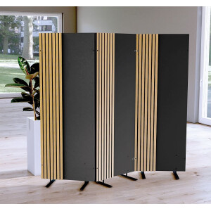 Kerkmann Sichtschutzwand Raumteiler OXFORD Holz-Element 60x30x165 cm