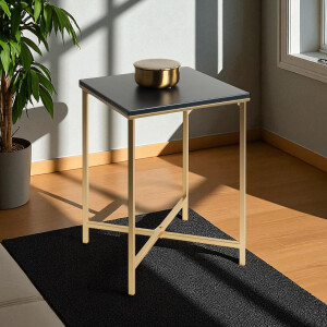 Beistelltisch Albufeira 39x39 cm gold-anthrazit