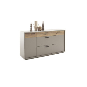 VALDIVIA Sideboard  T01 Basalt & Eiche Evoke