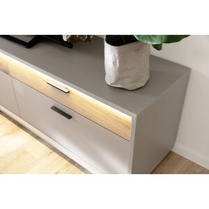 VALDIVIA TV Element  T30 Basalt & Eiche Evoke