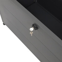 Kissenbox 115x50x58cm, Stahl anthrazit