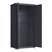 Gartenschrank 90x65x187cm, Stahl anthrazit