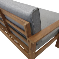 Liegesofa, Gartenliege, Gartensofa ausziehbar, Akazie