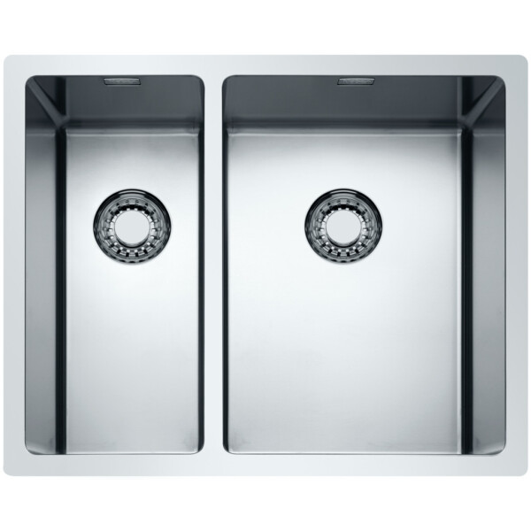 Einbauspüle Corno Piu PFU11, Spüle, Edelstahl, Becken rechts