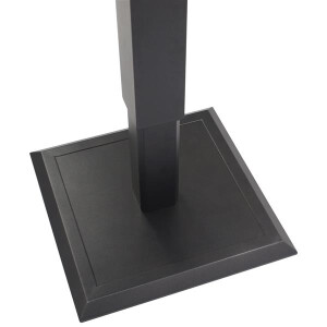Bistrotisch / Stehtisch 75x75cm höhenverstellbar, Aluminium anthrazit