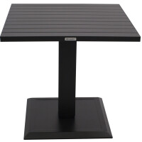 Bistrotisch / Stehtisch 75x75cm höhenverstellbar, Aluminium anthrazit