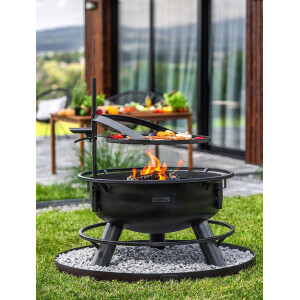 Multifunktionale Feuerschale 60cm BANDITO mit Grillrost 50 cm