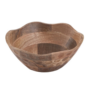 Dekoschale Masterbox 8-teilig Holzschale ø 30cm H 11cm rund Origin Mangoholz massiv