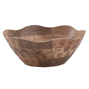 Dekoschale Masterbox 8-teilig Holzschale ø 30cm H 11cm rund Origin Mangoholz massiv