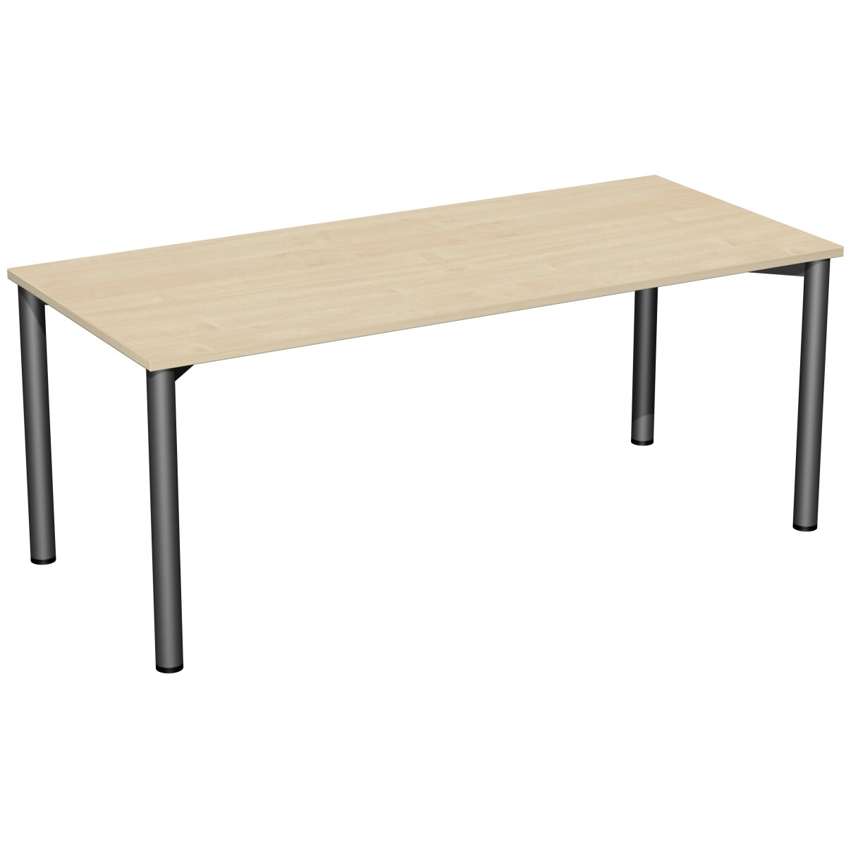 Konferenztisch Rundfuß feste Höhe, 1800x800x720, 