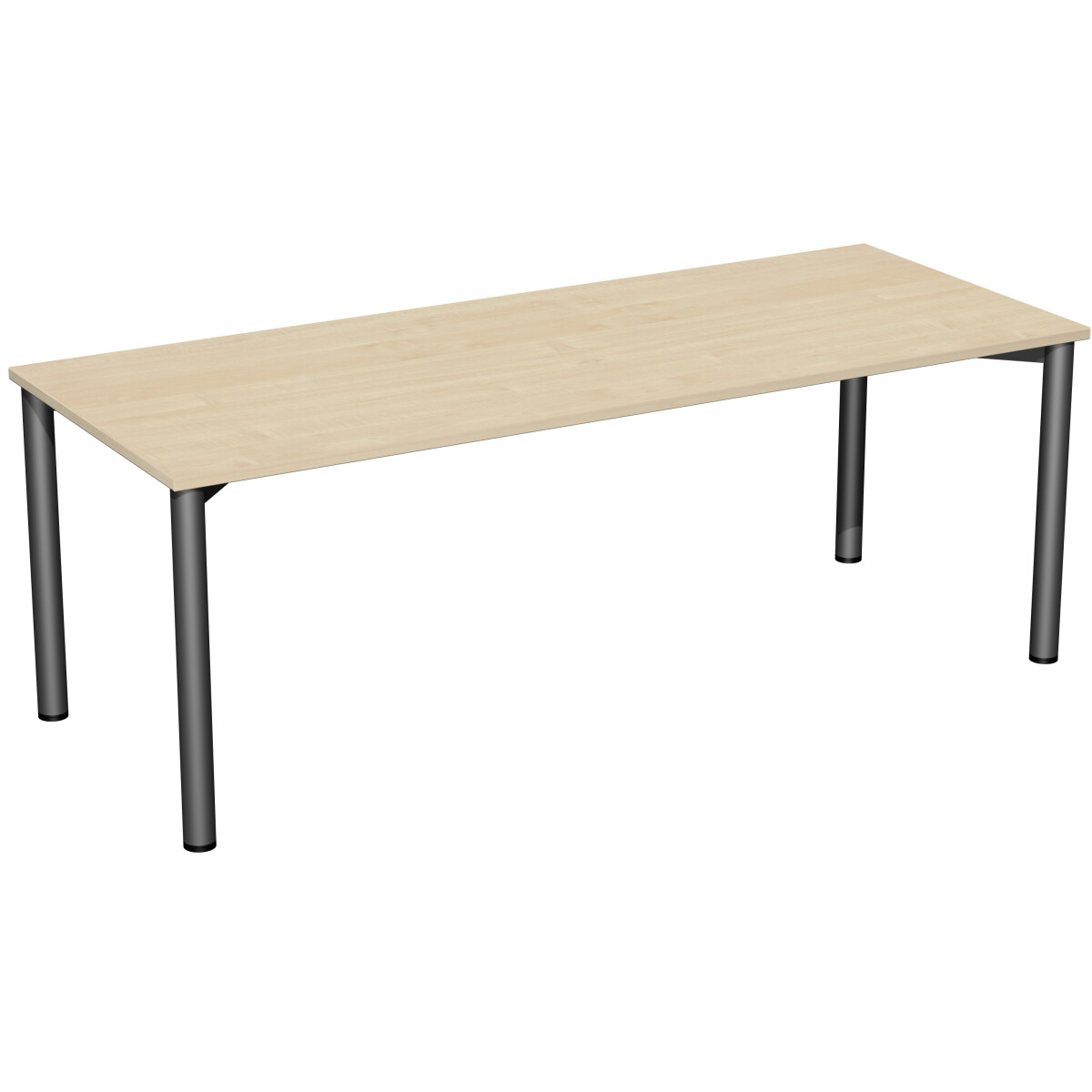 Konferenztisch Rundfuß feste Höhe, 2000x800x720, 