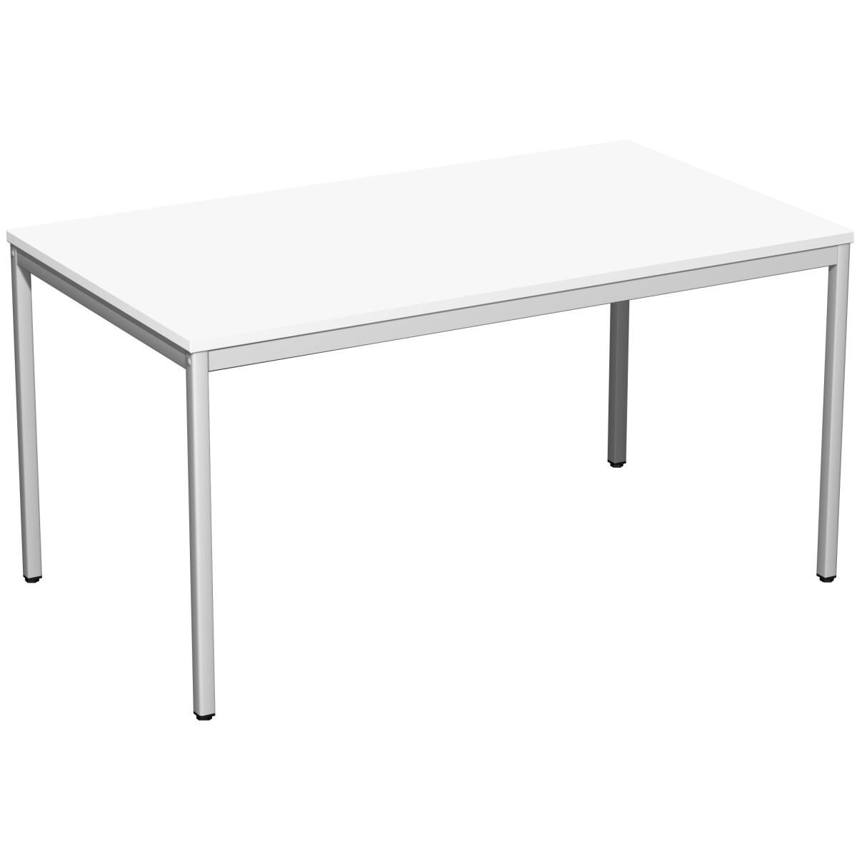Konferenztisch Viereckfuß, feste Höhe, 1400x800x7
