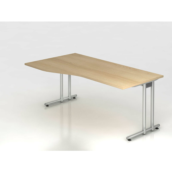 Büro Schreibtisch 180x100 cm Freiform Modell NS18
