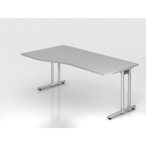 Büro Schreibtisch 180x100 cm Freiform Modell NS18