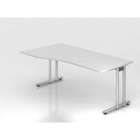 Büro Schreibtisch 180x100 cm Freiform Modell NS18