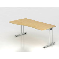 Büro Schreibtisch 180x100 cm Freiform Modell NS18