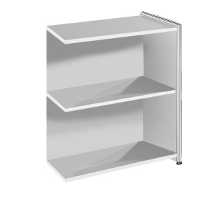 Kerkmann Büroschrank Anbauregal 7384 Artline 2 OH 78x38x78 cm Chrom