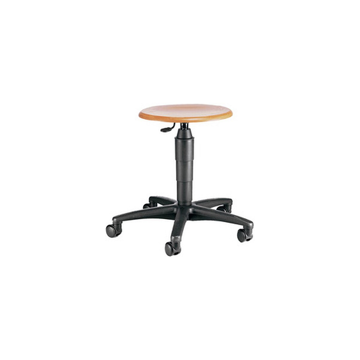 Topstar Drehhocker TEC 60 - Holz  Sitz Buche natur