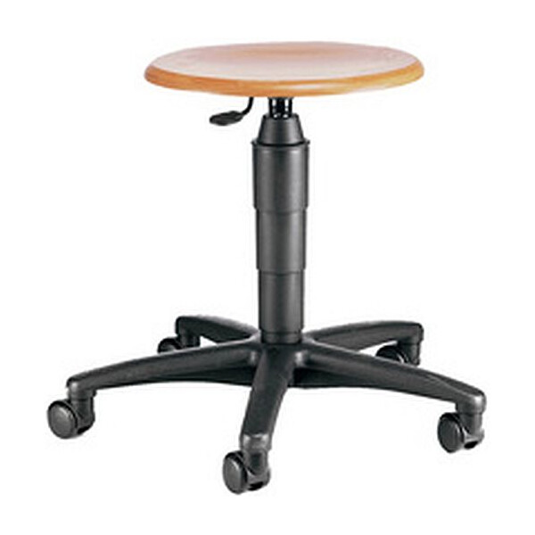Topstar Drehhocker TEC 60 - Holz  Sitz Buche natur