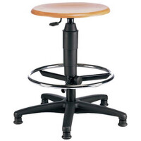 Topstar Drehhocker TEC 60 - Holz Counter Sitz Buche natur