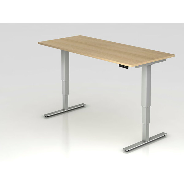 Hammerbacher Büro Schreibtisch Stehtisch höhenverstellbar 180x80 cm Modell XDSM19 mit Memory-Schalter