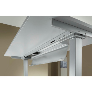 Hammerbacher Büro Schreibtisch Stehtisch höhenverstellbar 180x80 cm Modell XDSM19 mit Memory-Schalter