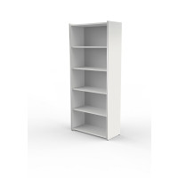 Kerkmann 4435 Einzelregal Büroregal 5 OH Move 2 Move3 Start up 80x38x183cm Korpus weiß