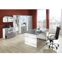 Kerkmann 4435 Einzelregal Büroregal 5 OH Move 2 Move3 Start up 80x38x183cm Korpus weiß