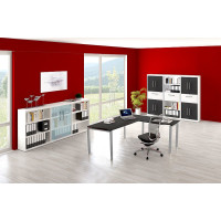Kerkmann 4435 Einzelregal Büroregal 5 OH Move 2 Move3 Start up 80x38x183cm Korpus weiß