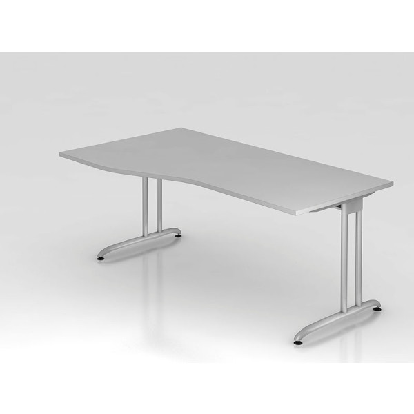 Büro Schreibtisch 180x100 cm Freiform Modell  BS18