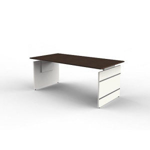 Kerkmann Schreibtisch Form 4 180x80x68-76 cm Wangen-Gestell