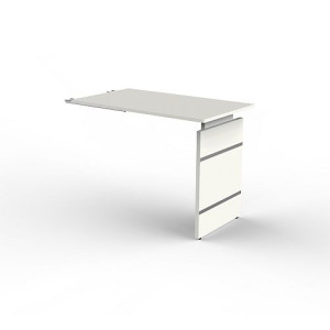 Kerkmann Schreibtisch Form 4 180x80x68-76 cm Wangen-Gestell