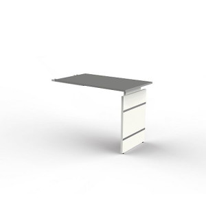 Kerkmann Schreibtisch Form 4 180x80x68-76 cm Wangen-Gestell
