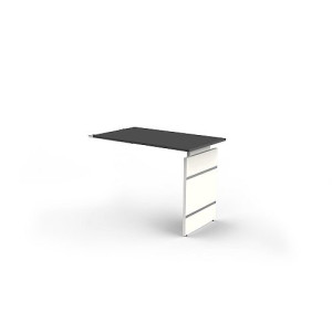 Kerkmann Schreibtisch Form 4 180x80x68-76 cm Wangen-Gestell