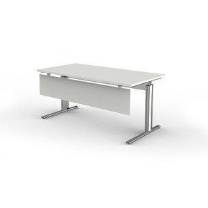 Kerkmann Schreibtisch Form 4 180x80x68-76 cm Wangen-Gestell