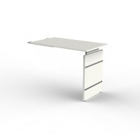 Kerkmann Schreibtisch Form 4 180x80x68-76 cm Wangen-Gestell